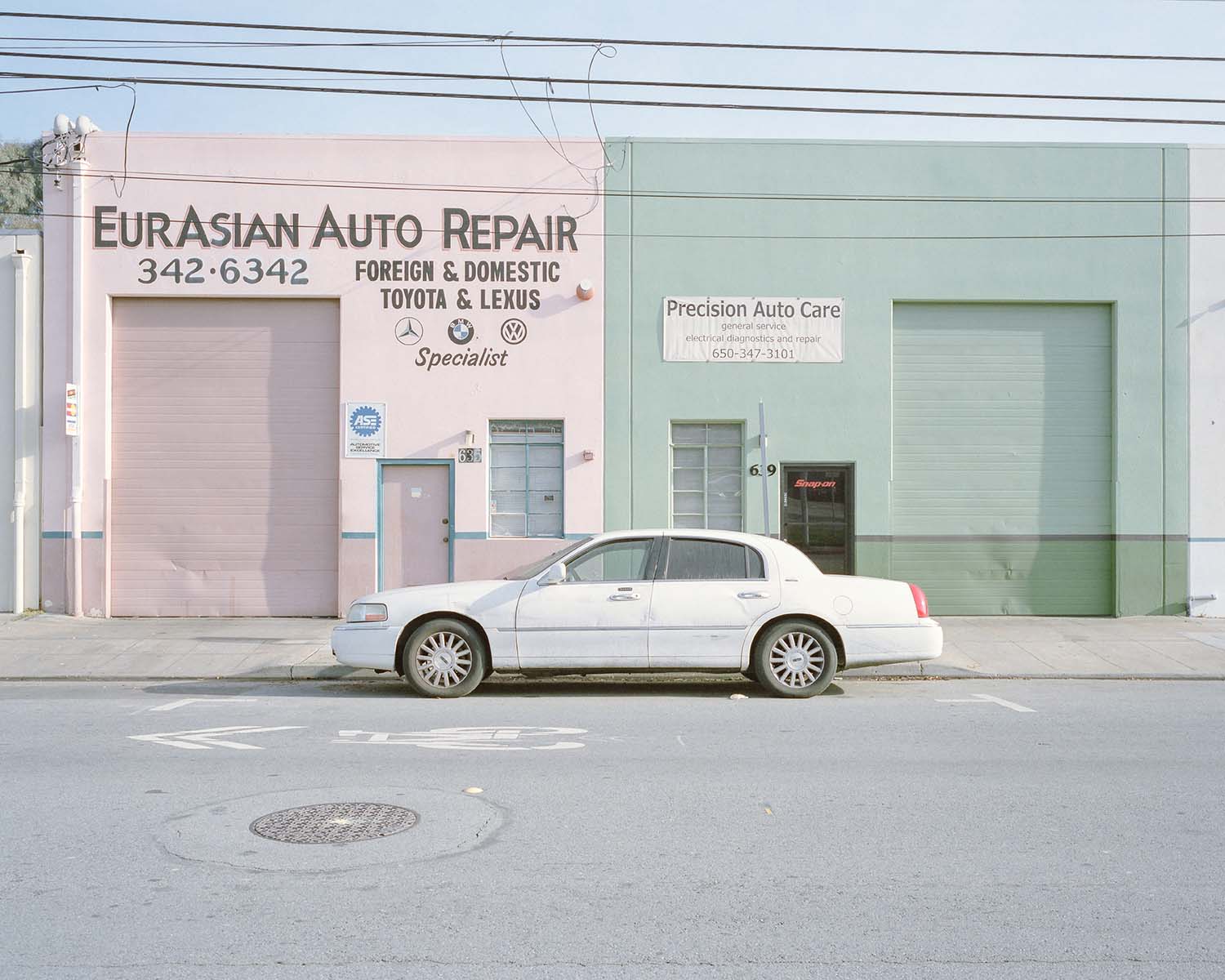 Pastel-colored photo in San Mateo, California
