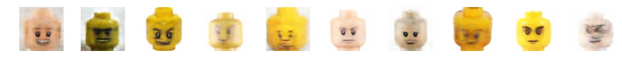 Randomly generated Lego faces