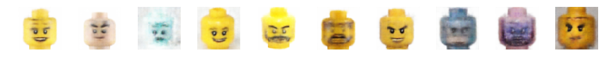 Randomly generated Lego faces