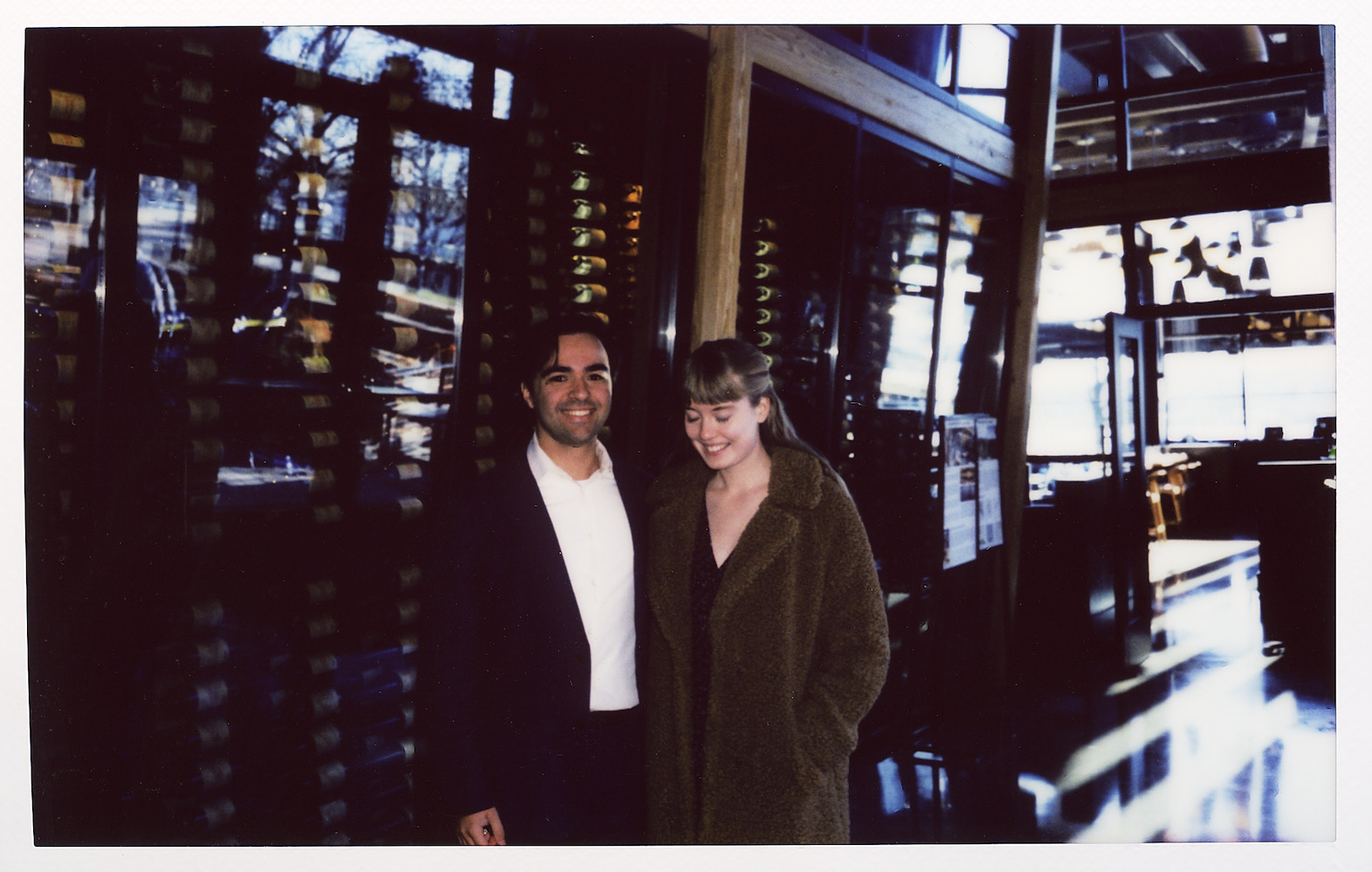 photograph of my wife and I before our luncheon to celebrate our marriage