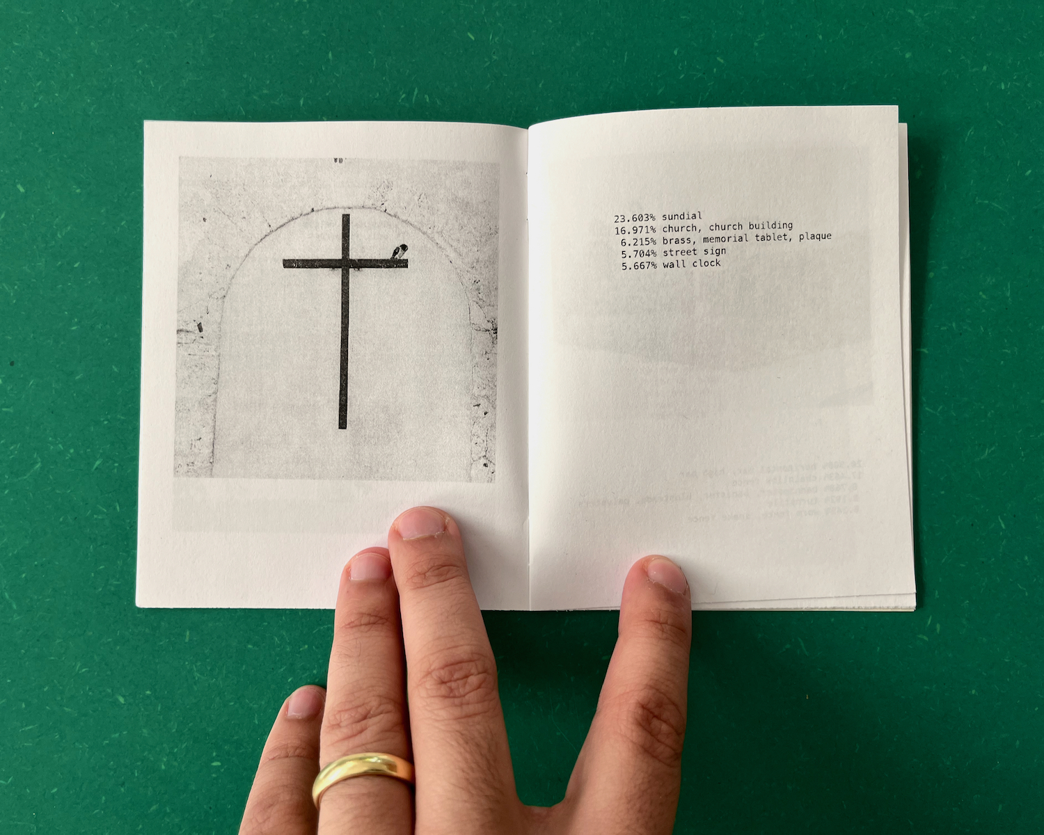 photo of page in zine